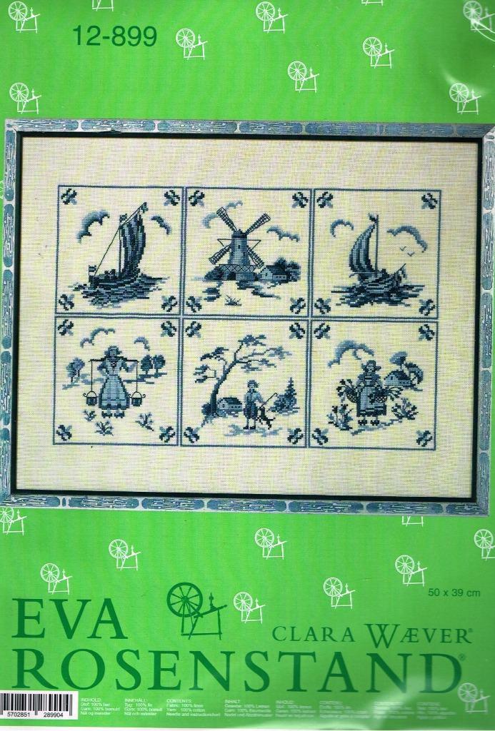 Cado eva rosenstand borduurpakket, hollandsche merklap 899, Hobby en Vrije tijd, Borduren en Borduurmachines, Nieuw, Borduurpakket