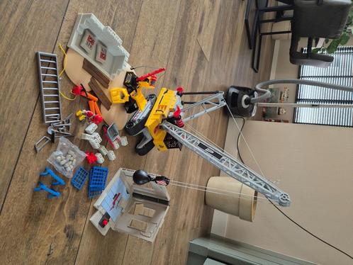 Playmobile sloopkraan met vele accessoires, Kinderen en Baby's, Speelgoed | Playmobil, Zo goed als nieuw, Complete set, Ophalen of Verzenden