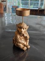 Waxinelichthouder aap, Overige materialen, Overige kleuren, Ophalen of Verzenden, Zo goed als nieuw