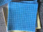 glasmozaik restant blauw en blauw-melee, Ophalen, Overige materialen, Wandtegels, Nieuw