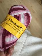 Nieuw 5 bollen 100% echte Wol multicolor breiwol Rookvrij, Ophalen of Verzenden, Nieuw, Breien, Wol of Garen