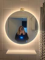 Verwarmde spiegel met licht, Huis en Inrichting, Ophalen, Minder dan 50 cm, Zo goed als nieuw, Minder dan 100 cm