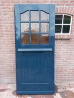 Hard houten deur buitendeur voordeur 92,5 x 211 cm, Ophalen, 80 tot 100 cm, 200 tot 215 cm, Buitendeur
