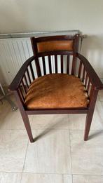 6 koloniale eetkamerstoelen, Huis en Inrichting, Stoelen, Gebruikt, Bruin, Koloniaal, Hout