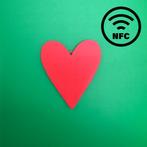 Gepersonaliseerde Hart Sleutelhanger met NFC, love, content, Ophalen of Verzenden, Nieuw, Overige typen