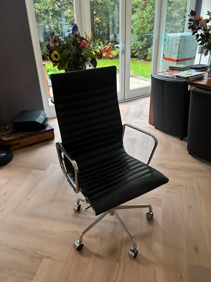 Design Bureaustoel 119, Huis en Inrichting, Bureaustoelen, Zo goed als nieuw, Bureaustoel, Zwart, Ergonomisch, Ophalen