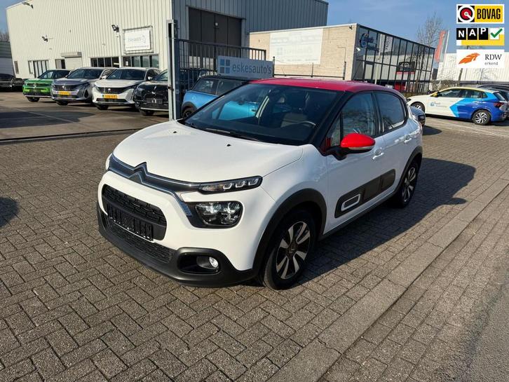 Citroen C3 1.2 PureTech Feel Navi, 12 mnd Garantie Dealer au, Auto's, Citroën, Bedrijf, Te koop, C3, ABS, Airbags, Airconditioning