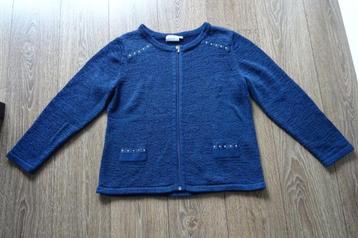 Net blauw vest maat 42 Germaine beschikbaar voor biedingen