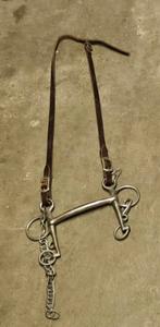 Hoofdstel Showhoofdstel wit en IJslandse stijgbeugels, Dieren en Toebehoren, Ophalen, Gebruikt, Recreatie