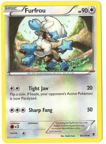 Phantom Forces,  Furfrou [uncommon] 90/119 beschikbaar voor biedingen