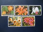 Postzegels bloemen Fujeira 1972 - cw. € 4,00 - 4 x postfris., Postzegels en Munten, Ophalen of Verzenden, Midden-Oosten