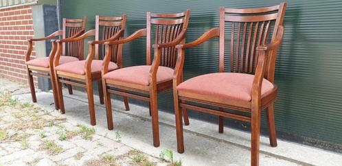 Bannink Jugendstil eetkamer armstoelen, Huis en Inrichting, Stoelen, Gebruikt, Ophalen