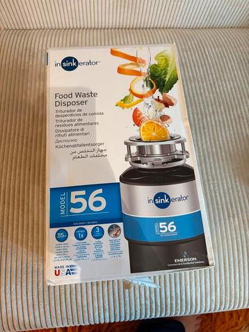 Nieuwe InSinkErator Voedselvermaler - Model 56 beschikbaar voor biedingen