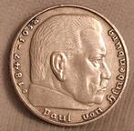 Duitse 2 Reichsmark 1939D Deerde Reich, Postzegels en Munten, Munten | Europa | Niet-Euromunten, Verzenden, Duitsland, Losse munt