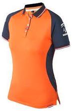 Oranje met blauwe Horka KNHS Fan polo maat L XL en XXL, Dieren en Toebehoren, Dressuur, Nieuw, Ophalen of Verzenden, Info@horka.com