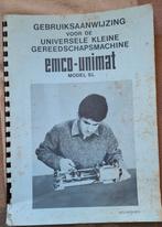 Emco Unimat SL Gebruiksaanwijzing, Ophalen, Zo goed als nieuw