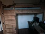 Hoogslaper van steigerhout, Huis en Inrichting, Slaapkamer | Stapelbedden en Hoogslapers, Ophalen, Gebruikt, Hoogslaper, Eenpersoons