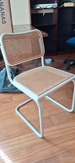Stoel webbing  zitting cesca stijl wit zaterdag ophalen, Ophalen, Gebruikt, Wit, Metaal