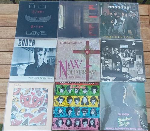 Grote partij elpees te koop, Cd's en Dvd's, Vinyl | Rock, Gebruikt, Poprock, 12 inch, Ophalen of Verzenden