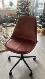 Velvet bureaustoel, Ophalen of Verzenden, Zo goed als nieuw, Roze