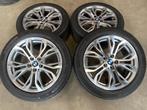 18 inch originele velgen + zomerbanden BMW X1 X2 style 566, 18 inch, Gebruikt, Banden en Velgen, Ophalen of Verzenden