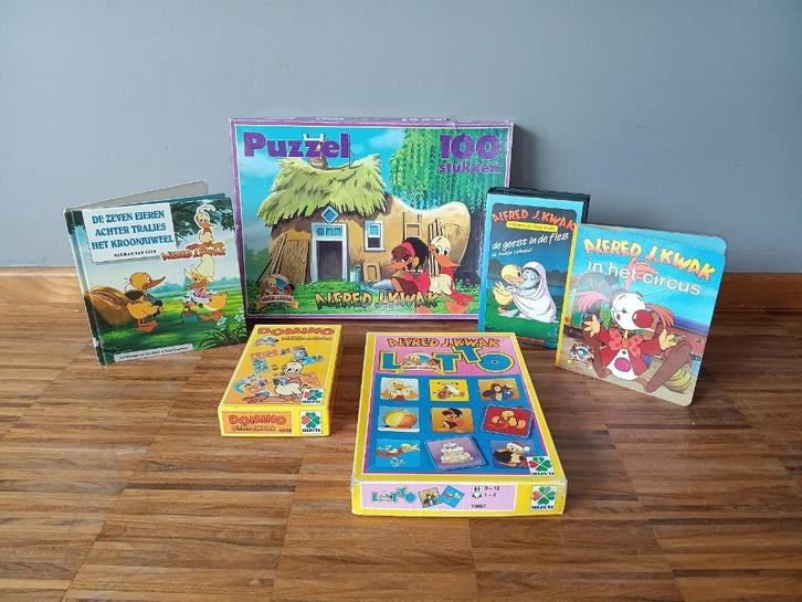 Set Alfred J. Kwak, jaren 80-90 (set 2), Verzamelen, Speelgoed, Zo goed als nieuw, Ophalen of Verzenden