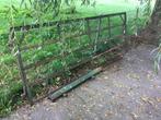 Gebruikte ijzeren poort, Tuin en Terras, Tuinhekken en Hekwerk, Met poort, Gebruikt, Ophalen of Verzenden, Tuinhek