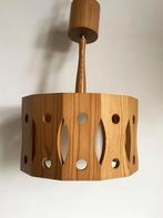 Vintage lamp Nilsson Nordisk Present Östersund Zweden 70's, Huis en Inrichting, Lampen | Hanglampen, Hout, Gebruikt, Verzenden