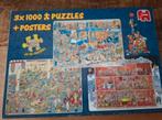 Van Haasteren 3 in een doos, Hobby en Vrije tijd, Denksport en Puzzels, Ophalen, 500 t/m 1500 stukjes, Zo goed als nieuw