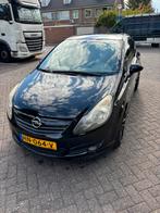 Opel Corsa 1.4 74KW 3D 2010 Zwart OPC line, Auto's, Voorwielaandrijving, 1398 cc, 4 cilinders, 100 pk