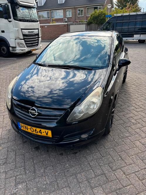 Opel Corsa 1.4 74KW 3D 2010 Zwart OPC line, Auto's, Opel, Particulier, Corsa, Benzine, B, Hatchback, Handgeschakeld, Geïmporteerd