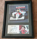 Ayrton Senna Foto Schilderij met Print Handtekening, Verzamelen, Ophalen of Verzenden, Zo goed als nieuw, Formule 1