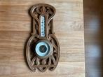 Antieke Houten Barometer & Thermometer, Ophalen