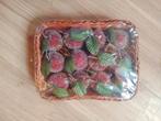 Kunst fruit in leuk bakje, zie foto's., Huis en Inrichting, Ophalen of Verzenden, Zo goed als nieuw