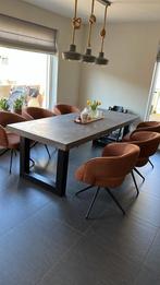 Mooie Eetkamertafel - Stijlvol & Robuust, Ophalen, Gebruikt, 100 tot 150 cm, Vijf personen of meer