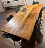 Mango houten eet tafel, Zo goed als nieuw, 150 tot 200 cm, Rechthoekig, 50 tot 100 cm