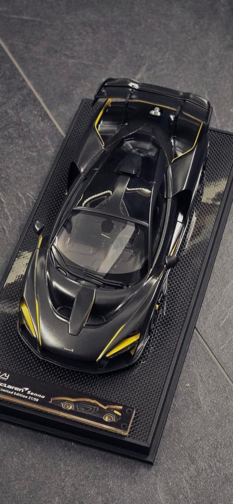 IVY Models mclaren senna full carbon, Hobby en Vrije tijd, Modelauto's | 1:18, Ophalen of Verzenden, Zo goed als nieuw, Auto, Overige merken