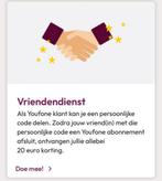 Nog 1x: Youfone €20 factuurkorting — DM voor link, Eén persoon, Kortingsbon
