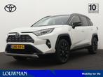 Toyota RAV4 2.5 Hybrid Bi-Tone Limited Navigatie | Stoelverw, Gebruikt, 4 cilinders, Leder en Stof, Wit