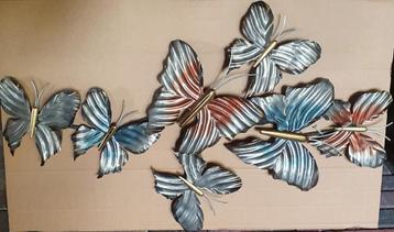 7 vlinders / wanddecoratie / opruiming!! beschikbaar voor biedingen