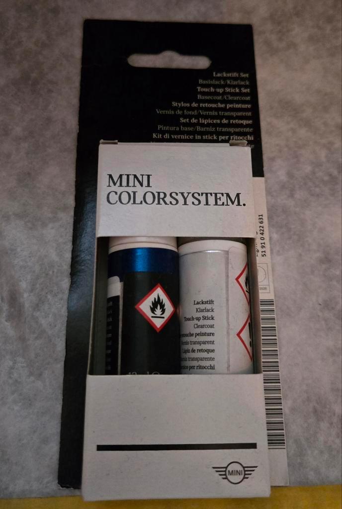 Mini Color System Lakstift Set A63 Lightning Blue metallic., Auto diversen, Auto-accessoires, Nieuw, Ophalen of Verzenden