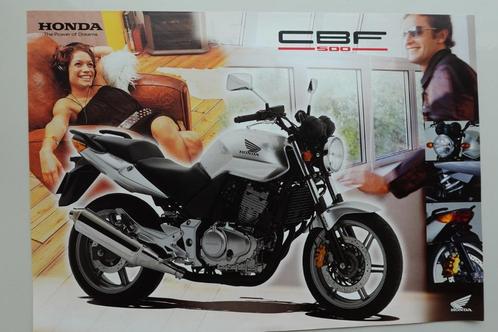 2004 Honda CBF 500 CBF500 folder brochure, Motoren, Handleidingen en Instructieboekjes, Honda, Ophalen of Verzenden