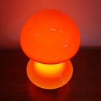 Vintage Mushroom tafel lamp oranje, Vintage, Ophalen of Verzenden, Zo goed als nieuw, Glas