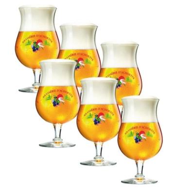 Bierglazen op voet 6st - Brasserie D' Achouffe (25 cl) beschikbaar voor biedingen
