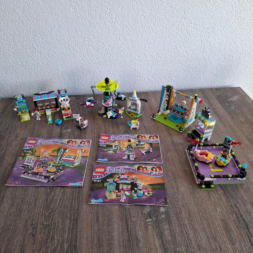 Lego Friends pretpark/kermis ( 3 Sets), Ophalen of Verzenden, Zo goed als nieuw, Lego