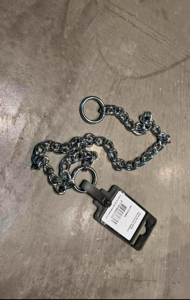 Verchroom metalen honden ketting / correctie ketting 3x60cm, Dieren en Toebehoren, Hondenhalsbanden en Penningen, Nieuw, Ophalen of Verzenden
