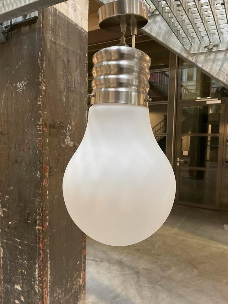 Lamp bulb hanglamp jaren 90 vintage, Huis en Inrichting, Lampen | Hanglampen, Zo goed als nieuw, Minder dan 50 cm, Ophalen