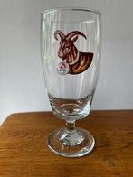 Uniek Bierglas op Voet "Artois" met 'Bok' Nieuw, Ophalen of Verzenden, Nieuw, Glas of Glazen, Overige merken