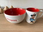 Disneyland mok en schaaltje, Ophalen of Verzenden, Mickey Mouse, Nieuw, Servies