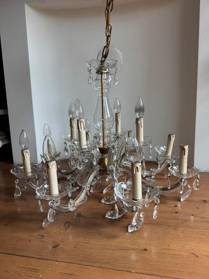 Maria theresia kroonluchter, Huis en Inrichting, Lampen | Kroonluchters, Zo goed als nieuw, Ophalen